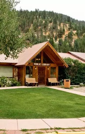 Exterior of library building